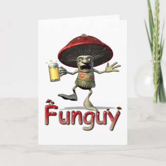 Funguy Pilz-Gruß-Karte Karte