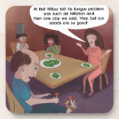 FunGuy ToedStühle zum Abendessen Untersetzer (Vorderseite)