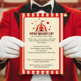 FunHaus Circus Party Big-Top Einladung