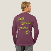 FUNHOUS3 - He Freund! Sie sind oben! Doppeltes Tri-Blend Shirt (Voller Rücken)