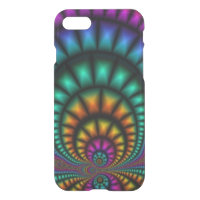 Funhouse Fraktale iPhone 7 Clearly™ Deflector Case
