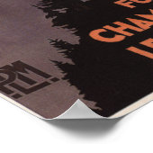 Funiculaire Le Brevent Cable Car Poster (Ecke)