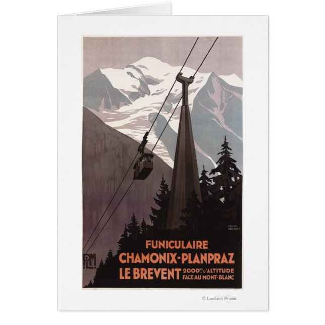 Funiculaire Le Brevent Cable Car Poster (Vorne)