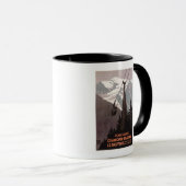 Funiculaire Le Brevent Cable Car Poster Tasse (VorderseiteRechts)