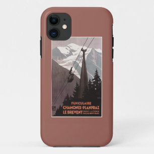 Funiculaire Le Brevent Seilbahnplakat Case-Mate iPhone Hülle