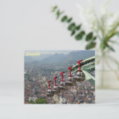 Funicular über Grenoble, Frankreich. Postkarte (Stehend Vorderseite)