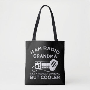 Funk-Amateur-Oma wie eine normale Oma, aber cooler Tasche