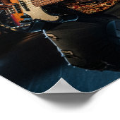 Funk Bass Player Poster (Ecke)