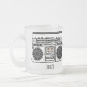 Funk-Cartoon-Illustration  Mattglastasse