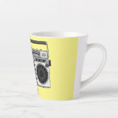 Funk-Cartoon-Illustration Milchtasse (Rechts)