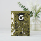 Funk Crush Postcard Postkarte (Stehend Vorderseite)