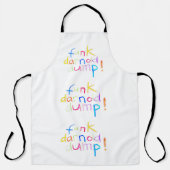 Funk Dart dump Hankamer Artjunkhaus Kreidespass Schürze (Vorderseite)