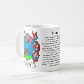 Funk, der Ursprung, die Bedeutung und das Wappen Kaffeetasse (Vorderseite Links)