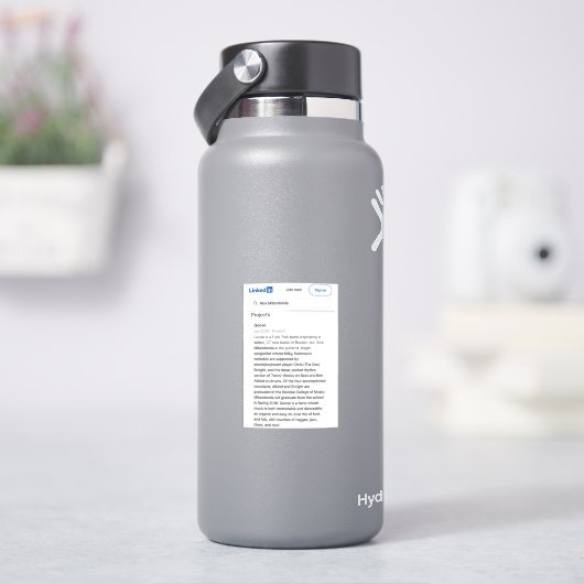 Funk-Folk-Band Aufkleber (HydroFlask)