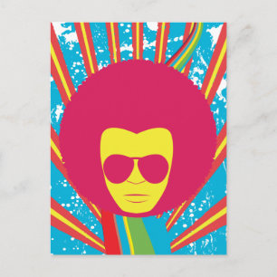 Funk ~ Funky Soul Disco Man Postkarte