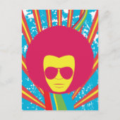 Funk ~ Funky Soul Disco Man Postkarte (Vorderseite)