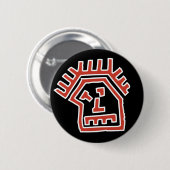 Funk-Gesicht Button (Vorne & Hinten)