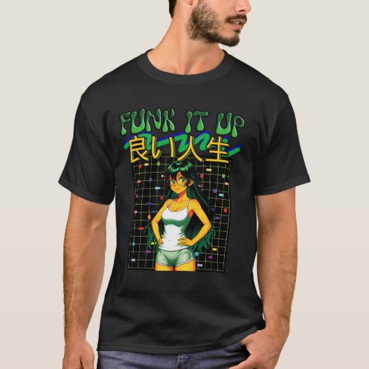 FUNK IT UP- Das gute Leben T-Shirt (Vorderseite)