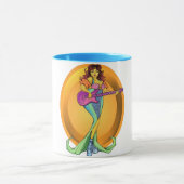 Funk-Meerjungfrau-Tasse Tasse (Zentrum)