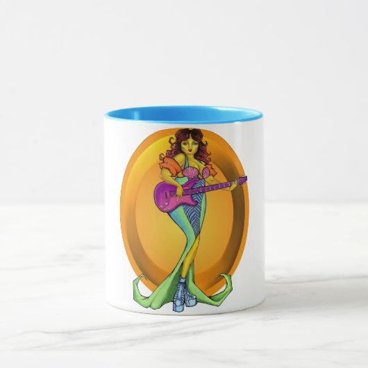 Funk-Meerjungfrau-Tasse Tasse (Zentrum)