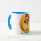 Funk-Meerjungfrau-Tasse Tasse (Vorderseite Links)