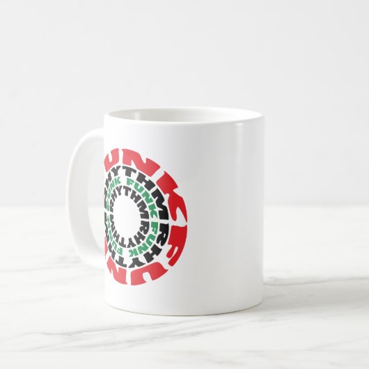 Funk Rhythm Funk Funk Rhythmus Kaffeetasse (Vorderseite Links)