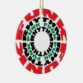 Funk Rhythm Funk Funk Rhythmus Keramik Ornament (Rechts)