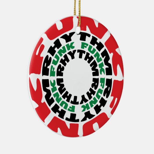 Funk Rhythm Funk Funk Rhythmus Keramik Ornament (Rechts)