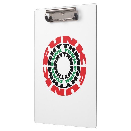 Funk Rhythm Funk Funk Rhythmus Klemmbrett (Links)