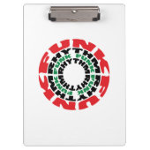 Funk Rhythm Funk Funk Rhythmus Klemmbrett (Vorderseite)