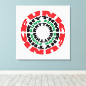 Funk Rhythm Funk Funk Rhythmus Leinwanddruck (Insitu (Holzboden))