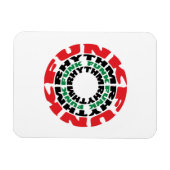Funk Rhythm Funk Funk Rhythmus Magnet (Horizontal)
