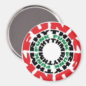 Funk Rhythm Funk Funk Rhythmus Magnet (Vorderseite/Rückseite)