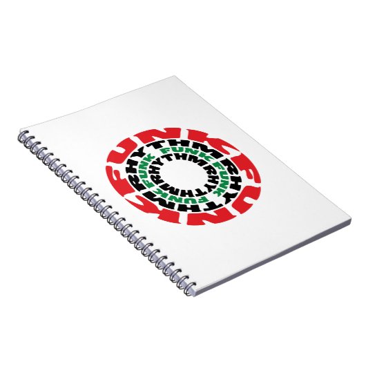 Funk Rhythm Funk Funk Rhythmus Notizblock (Rechte Seite)