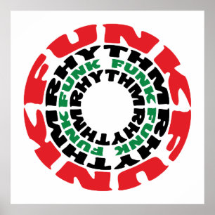 Funk Rhythm Funk Funk Rhythmus Poster