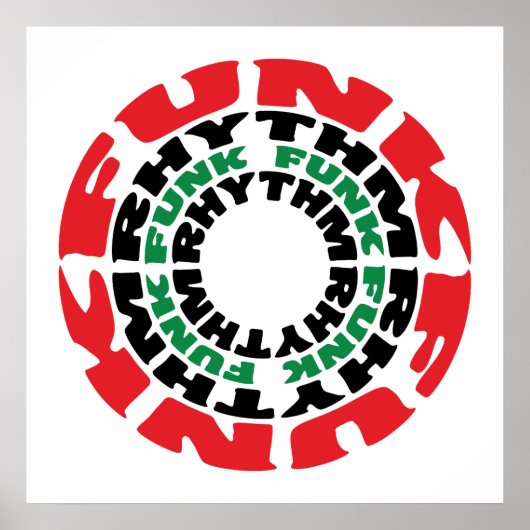 Funk Rhythm Funk Funk Rhythmus Poster (Vorne)