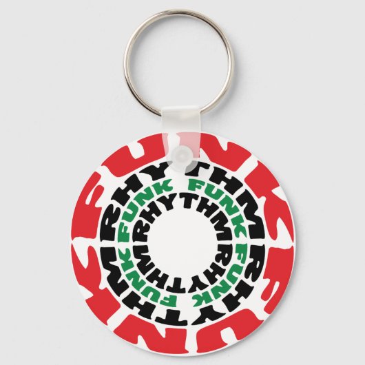 Funk Rhythm Funk Funk Rhythmus Schlüsselanhänger (Vorderseite)