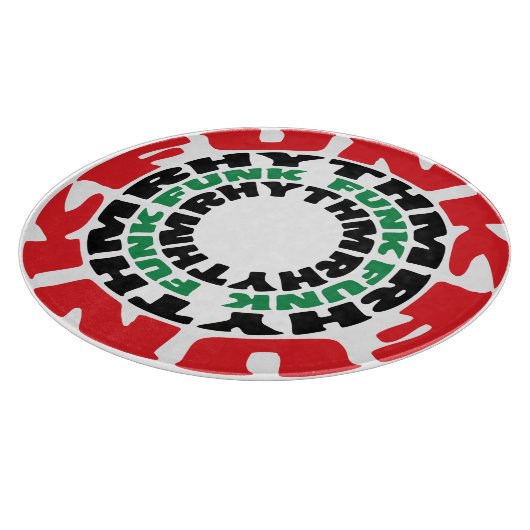 Funk Rhythm Funk Funk Rhythmus Schneidebrett (Ecke)