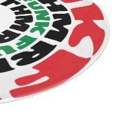 Funk Rhythm Funk Funk Rhythmus Schneidebrett (Ecke)