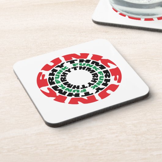 Funk Rhythm Funk Funk Rhythmus Untersetzer (Linke Seite)