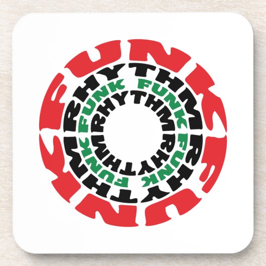Funk Rhythm Funk Funk Rhythmus Untersetzer (Vorderseite)