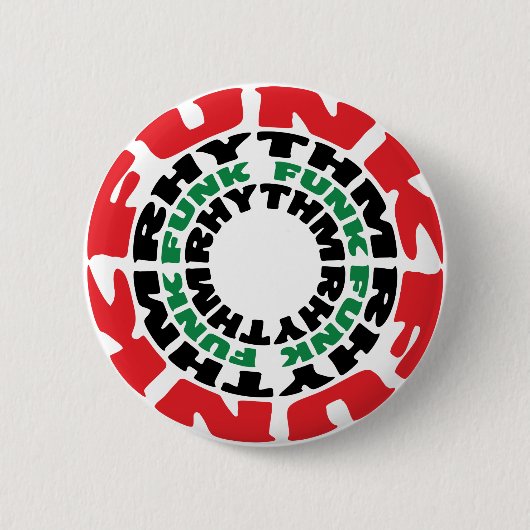 Funk-Rhythmus Funk Funk-Rhythmus Button (Vorderseite)