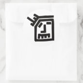 Funk Runder Aufkleber (Tasche)