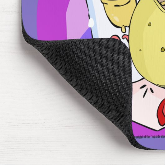 Funk-Sandwich-Oberseite - unten Taco Mousepad (Ecke)