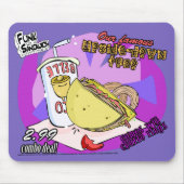 Funk-Sandwich-Oberseite - unten Taco Mousepad (Vorne)