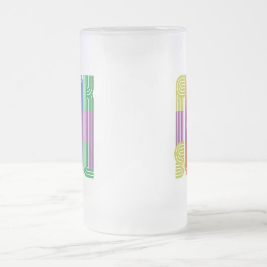 Funk und Soul Mattglas Bierglas (Mittel)