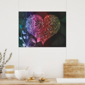 Funkadelikes, reife Herz der Liebe Poster (Küche)