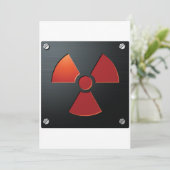 Funkaktivitätszeichen Einladung (Stehend Vorderseite)