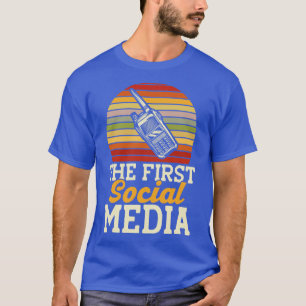 Funkamateur erste soziale Medien Vintage Amateurfu T-Shirt