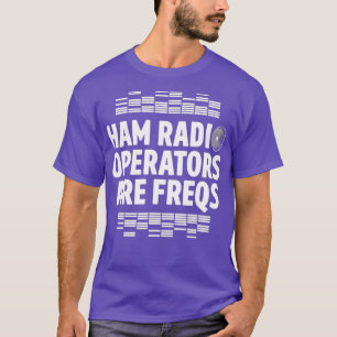 Funkamateur-Frequenzen Amateurfunk Eigenbau T-Shirt